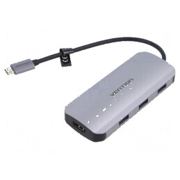 Hub USB 3.0 PnP cu 7 porturi - negru | Electronic-mag.ro | Componente Electronice