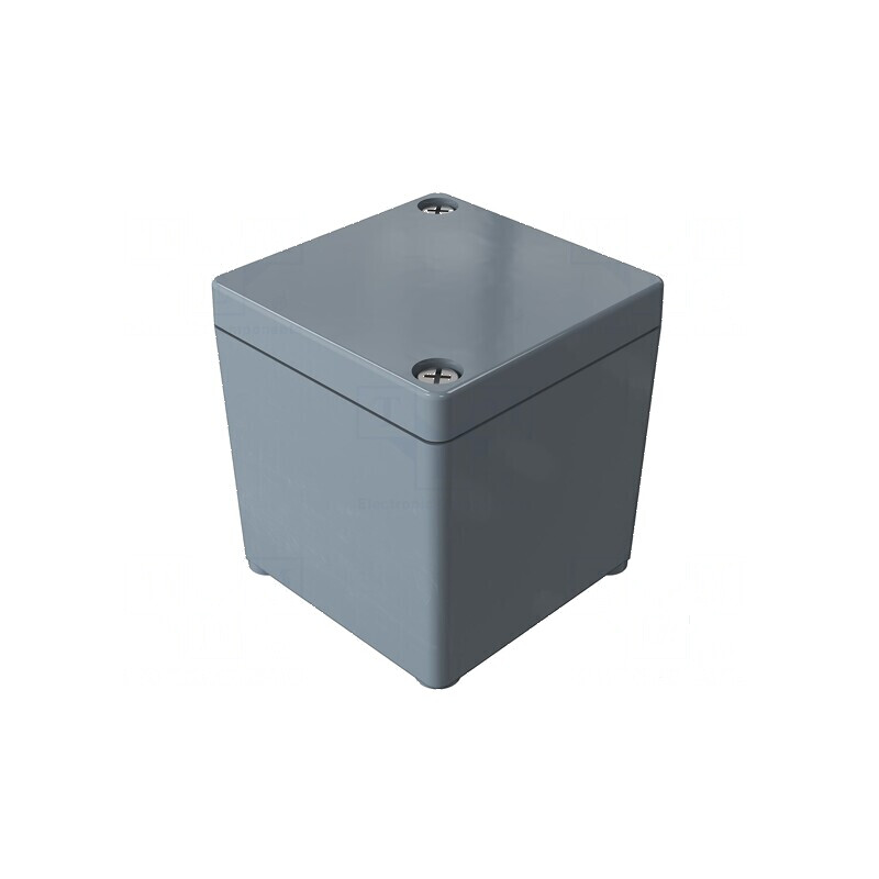 Carcasă universală gri închis 55mm x 55mm x 59mm | Electronic-mag.ro | Componente Electronice