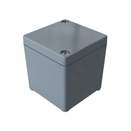 Carcasă universală gri închis 55mm x 55mm x 59mm | Electronic-mag.ro | Componente Electronice