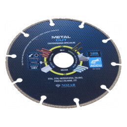 Disc de tăiere diamantat 125mm Metal Cut | Electronic-mag.ro | Componente Electronice