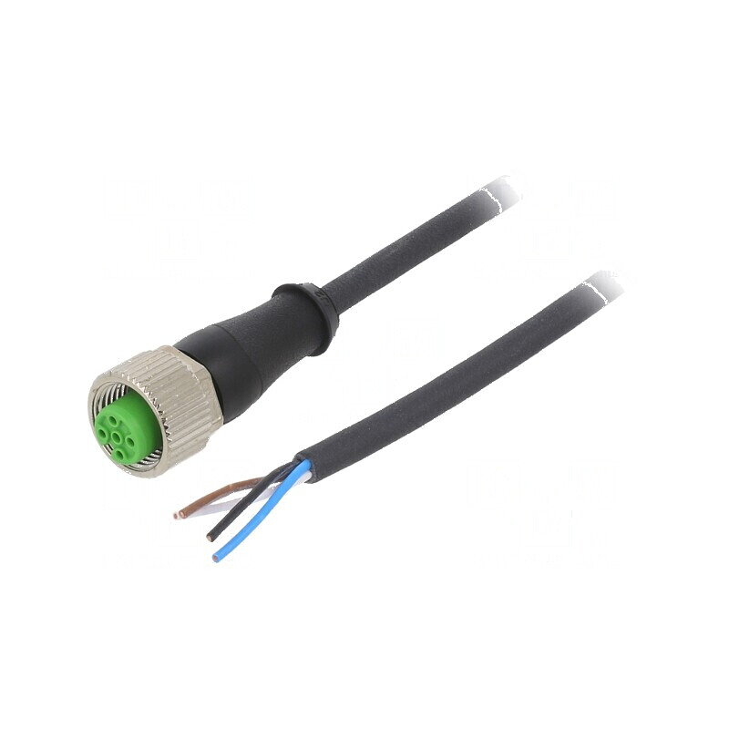 Cablu de conectare M12 PIN: 4 10m 4A 7000 Culoare: negru | Electronic-mag.ro | Componente Electronice