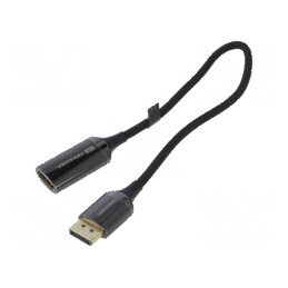 Convertor DisplayPort către HDMI 0,25m negru | Electronic-mag.ro | Componente Electronice