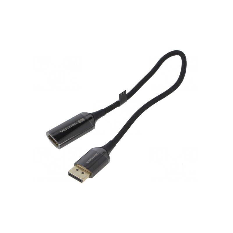 Convertor DisplayPort către HDMI 0,25m negru | Electronic-mag.ro | Componente Electronice