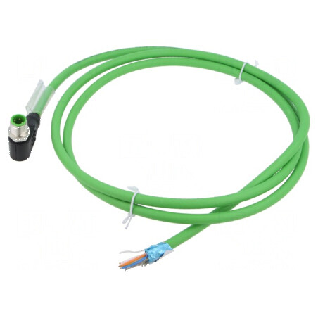 Cablu de conexiune tată IP67 60VDC 4A 1,5m 4 PIN-uri | Electronic-mag.ro | Componente Electronice