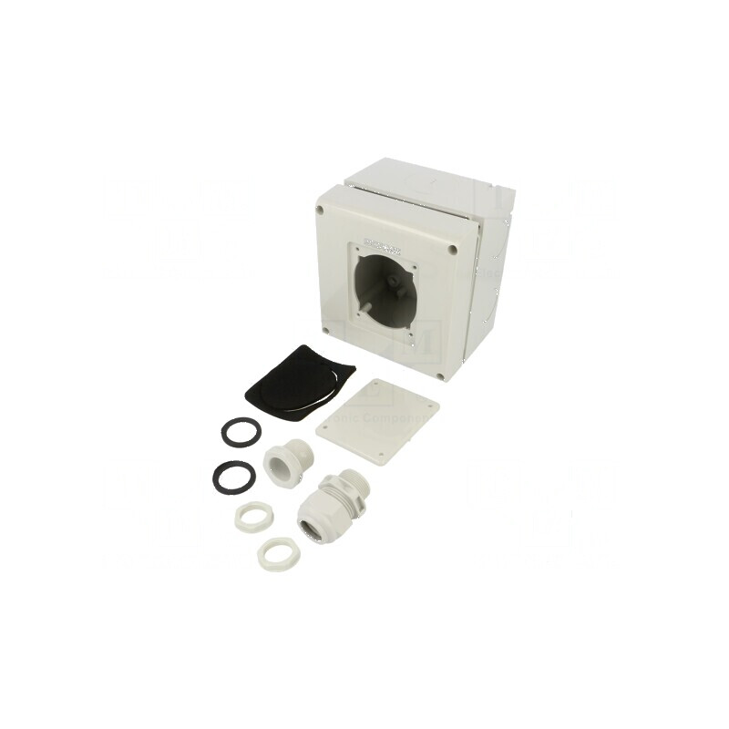 Carcasă de conexiuni IP66 de dimensiuni 136mm x 150mm x 105mm | Electronic-mag.ro | Componente Electronice