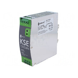 Alimentator pulsatoriu pentru şină DIN 120W 24VDC 5A IP20 | Electronic-mag.ro | Componente Electronice
