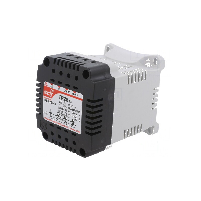 Transformator de alimentare 25VA 230VAC 400VAC 24V 48V IP20 | Electronic-mag.ro | Componente Electronice
