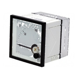 Voltmetru pe panou 0÷100V True RMS EQN | Electronic-mag.ro | Componente Electronice