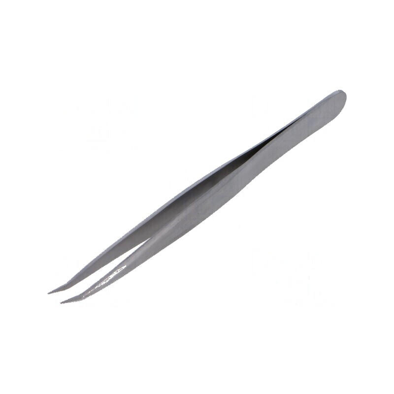 Pensetă cu vârf curbat 110mm | Electronic-mag.ro | Componente Electronice