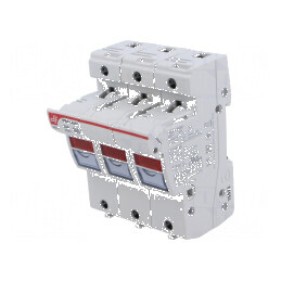 Clemă siguranţe cilindrice pentru şină DIN 50A IP20 | Electronic-mag.ro | Componente Electronice