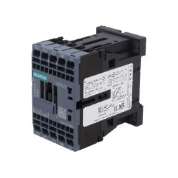 Contactor 3-polar cu 3 contacte auxiliare NO 24VAC 9A | Electronic-mag.ro | Componente Electronice