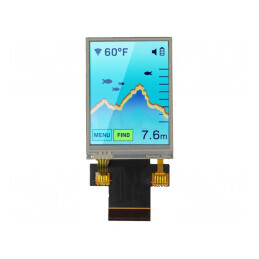 Display LED 2.4 inch TFT 240x320 RGB - 42.8x59.9x3.93mm dimensions | Electronic-mag.ro | Componente Electronice