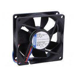 Ventilator axial 24VDC 80x80x25mm 79m3/h 37dBA | Electronic-mag.ro | Componente Electronice
