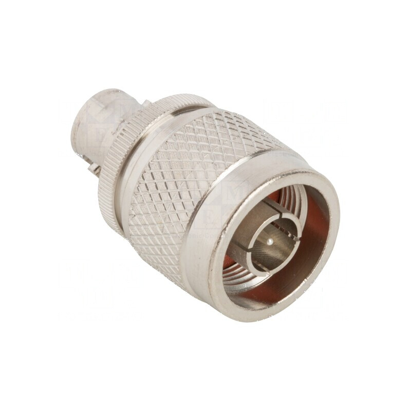 Adaptor BNC mamă-N tată 50Ω alamă 4GHz | Electronic-mag.ro | Componente Electronice