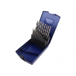 Set de burghie pentru metal 19 buc. | Electronic-mag.ro | Componente Electronice