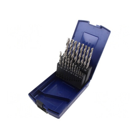 Set de burghie pentru metal 19 buc. | Electronic-mag.ro | Componente Electronice