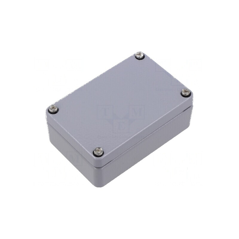 Carcasă universală gri din aluminiu - 64mm x 98mm x 34mm, IP66 | Electronic-mag.ro | Componente Electronice Carcasă universală gri din aluminiu - 64mm x 98mm x 34mm, IP66 | Electronic-mag.ro | Componente Electronice