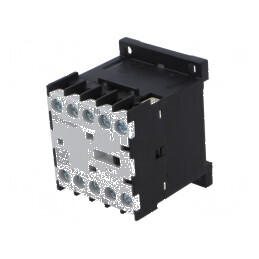 Contactor 4-polar 24VAC 12A DIN 6K | Electronic-mag.ro | Componente Electronice
