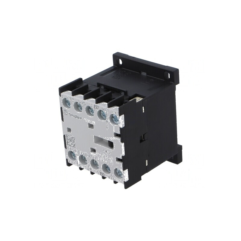 Contactor 4-polar 24VAC 12A DIN 6K | Electronic-mag.ro | Componente Electronice