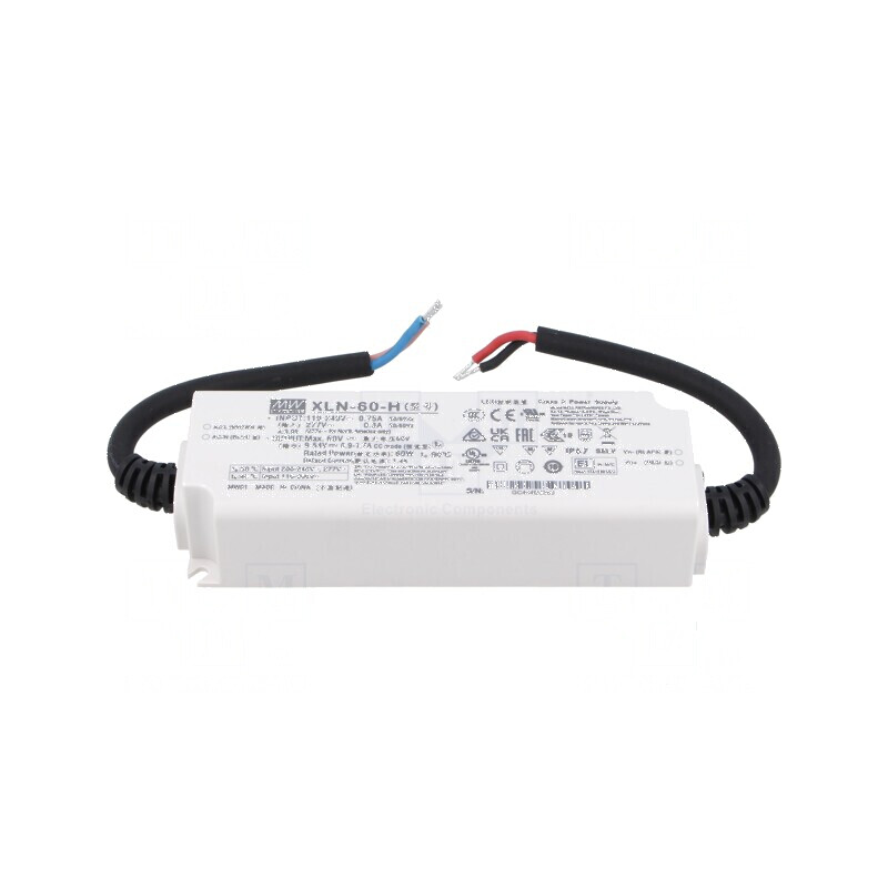 Alimentator LED pulsatoriu 60W 9-54VDC 900mA-1,7A 110-305VAC | Electronic-mag.ro | Componente Electronice