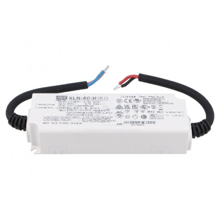 Alimentator LED pulsatoriu 60W 9-54VDC 900mA-1,7A 110-305VAC | Electronic-mag.ro | Componente Electronice