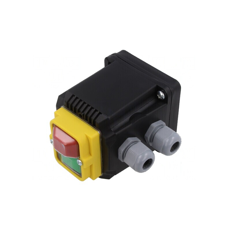 Întrerupător de protecţie la pierderea tensiunii IP55 9A | Electronic-mag.ro | Componente Electronice