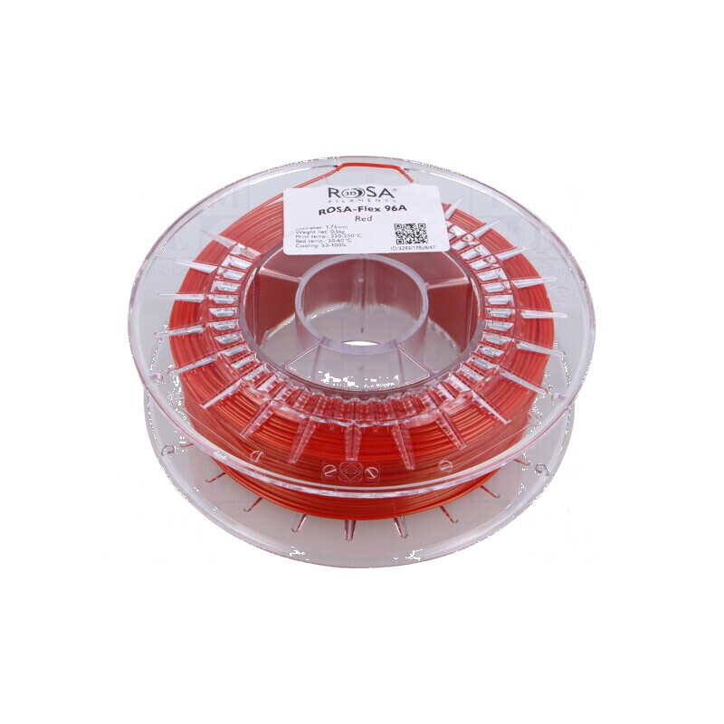 Filament Flexibil Roșu 1,75mm 500g | Electronic-mag.ro | Componente Electronice