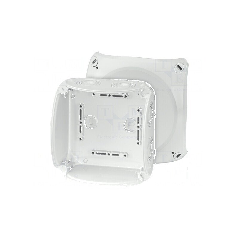 Carcasă de conexiuni IP66/IP67 de 130mm x 130mm x 77mm | Electronic-mag.ro | Componente Electronice