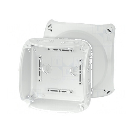 Carcasă de conexiuni IP66/IP67 de 130mm x 130mm x 77mm | Electronic-mag.ro | Componente Electronice
