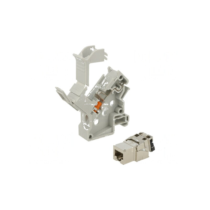 Conector RJ45 Cat6a ecranat 8p8c - soclu PIN 8 | Electronic-mag.ro | Componente Electronice