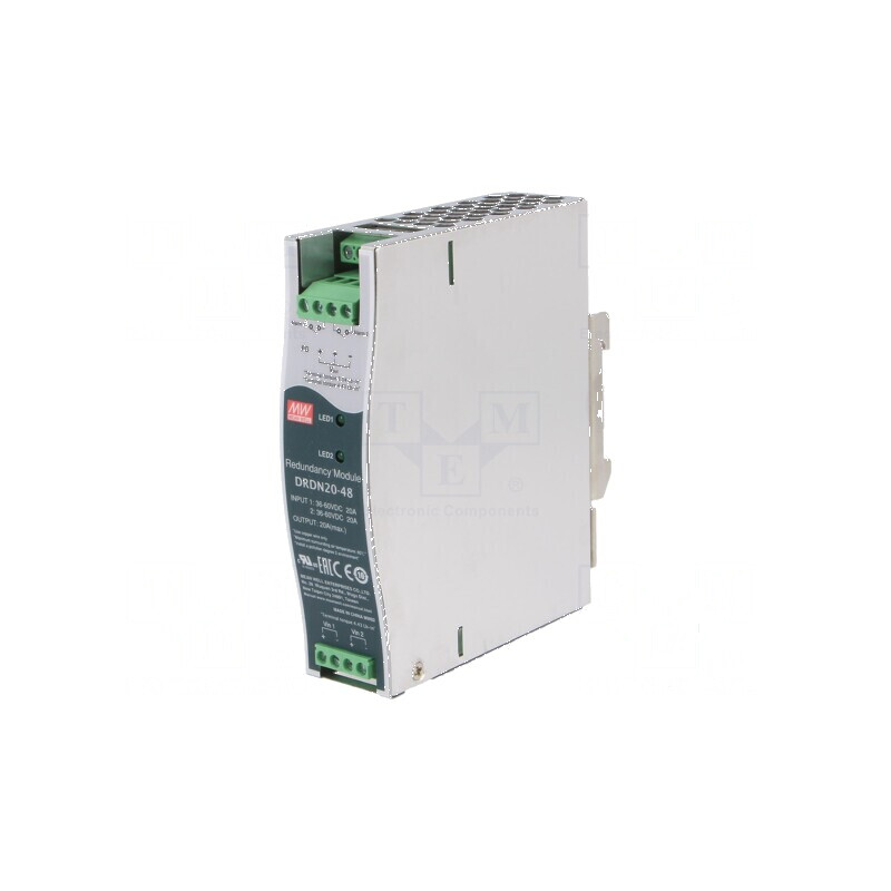 Modul redundant pentru şină DIN 48VDC 20A | Electronic-mag.ro | Componente Electronice
