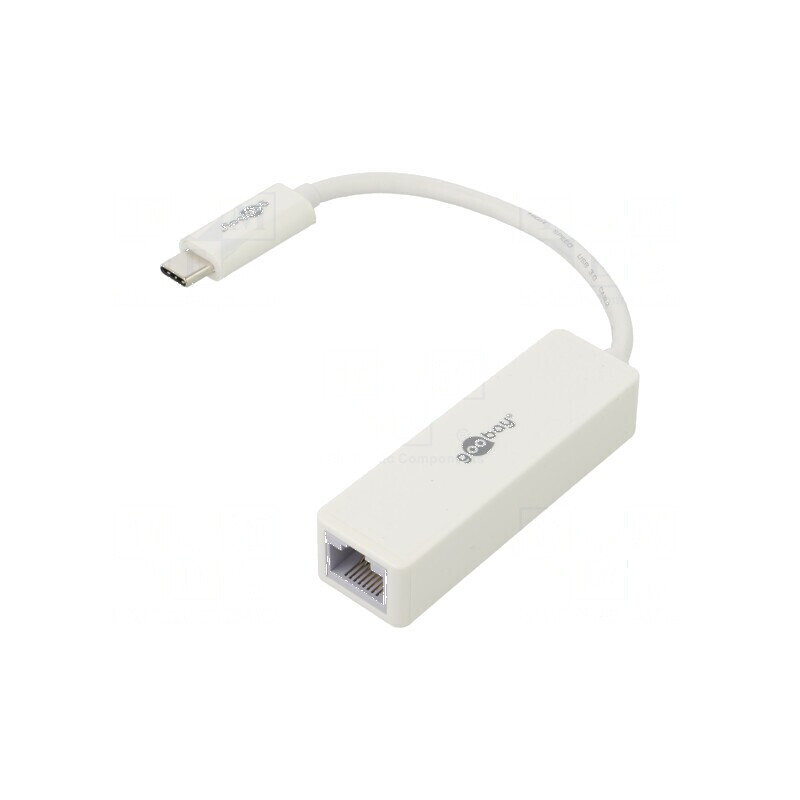 Adaptor USB-Fast Ethernet alb 10/100/1000Mbps | Electronic-mag.ro | Componente Electronice