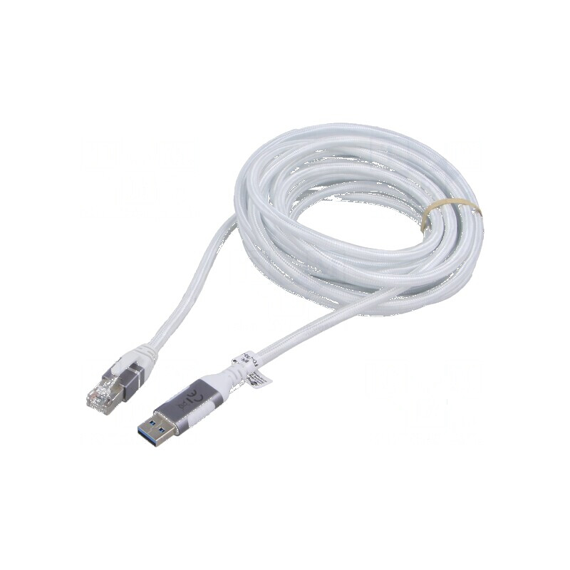 Cablu USB RJ45 alb 5m | Electronic-mag.ro | Componente Electronice