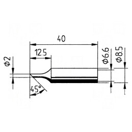 Vârf despicat pentru staţie de lipit | Electronic-mag.ro | Componente Electronice