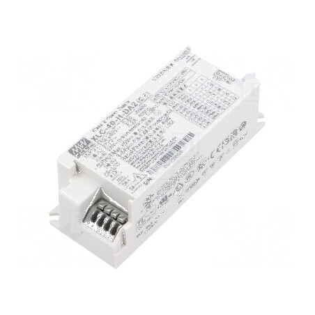 Alimentator LED pulsatoriu 40W 9÷54VDC 600mA÷1,4A 100÷305VAC - Alimentator LED 40W pulsatoriu | Electronic-mag.ro | Componente Electronice