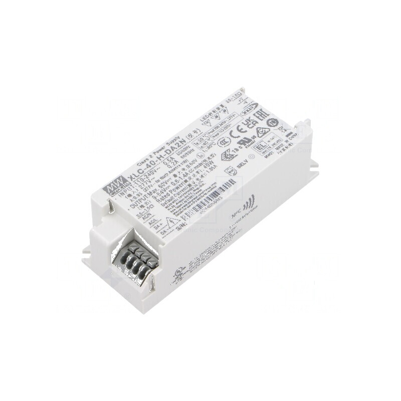 Alimentator LED pulsatoriu 40W 9÷54VDC 600mA÷1,4A 100÷305VAC - Alimentator LED pulsatoriu 40W | Electronic-mag.ro | Componente Electronice