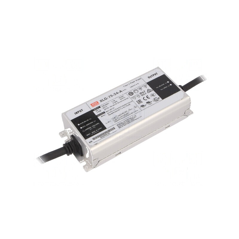 Alimentator LED 75W 24VDC 3,1A IP67 | Electronic-mag.ro | Componente Electronice