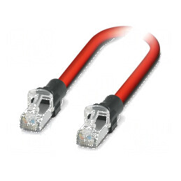 Cablu de rețea Ethernet S/FTP 2m roșu | Electronic-mag.ro | Componente Electronice