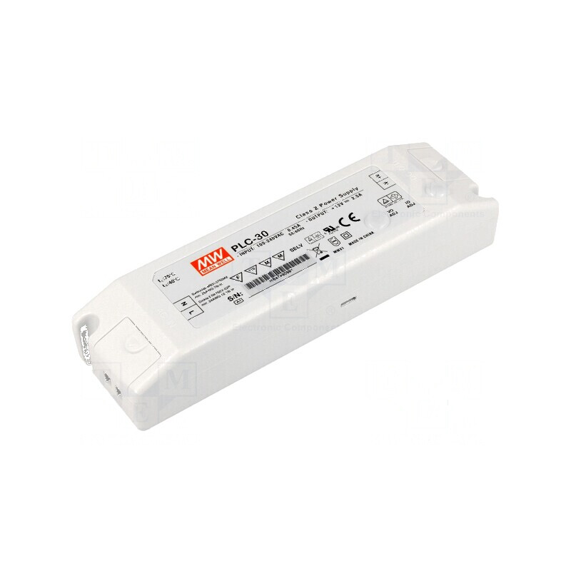 Alimentator LED 30W 20VDC 1,5A IP20 | Electronic-mag.ro | Componente Electronice