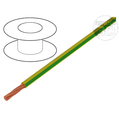 Cablu LifY 1x50mm2 galben-verde | Electronic-mag.ro | Componente Electronice