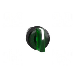 Comutator rotativ cu LED verde IP66 - 22mm, 3 poziții | Electronic-mag.ro | Componente Electronice