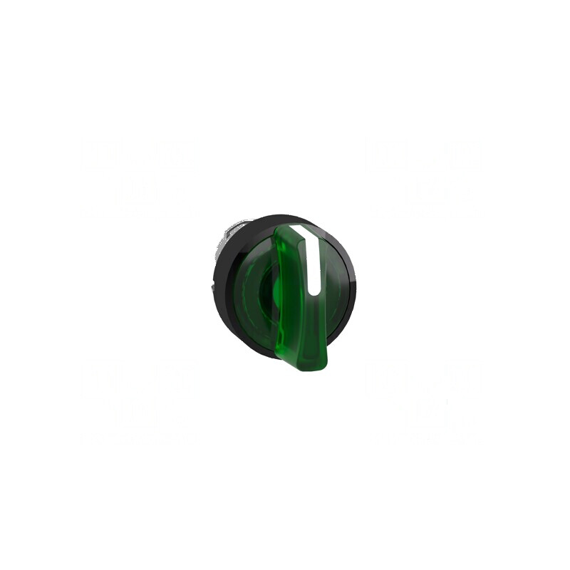Comutator rotativ cu LED verde IP66 - 22mm, 3 poziții | Electronic-mag.ro | Componente Electronice