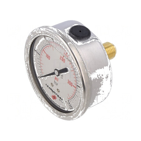 Manometru cu glicerină din oțel inoxidabil | Electronic-mag.ro | Componente Electronice
