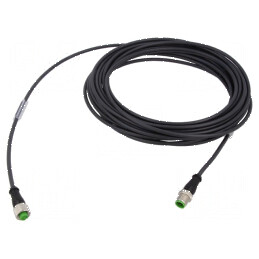 Cablu de conectare M12 PIN: 4 15m mufă 250VAC 4A 7000 -5÷80°C | Electronic-mag.ro | Componente Electronice