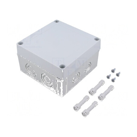 Carcasă universală din policarbonat 130mm x 130mm x 75mm | Electronic-mag.ro | Componente Electronice