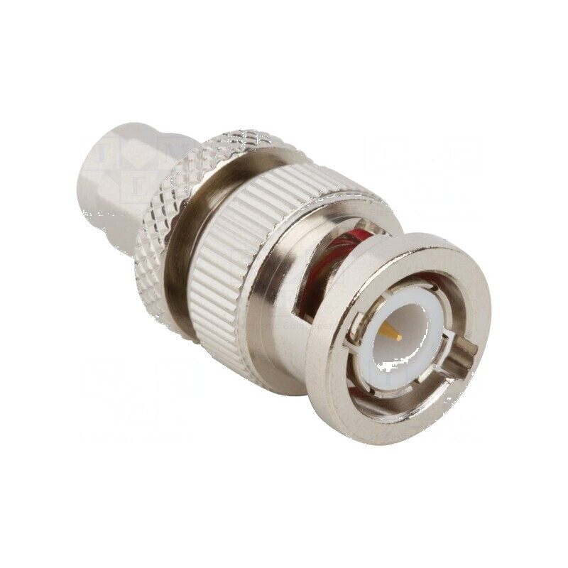 Adaptor BNC tată, SMA tată - Izolație PTFE - 50Ω - alamă - 4GHz | Electronic-mag.ro | Componente Electronice