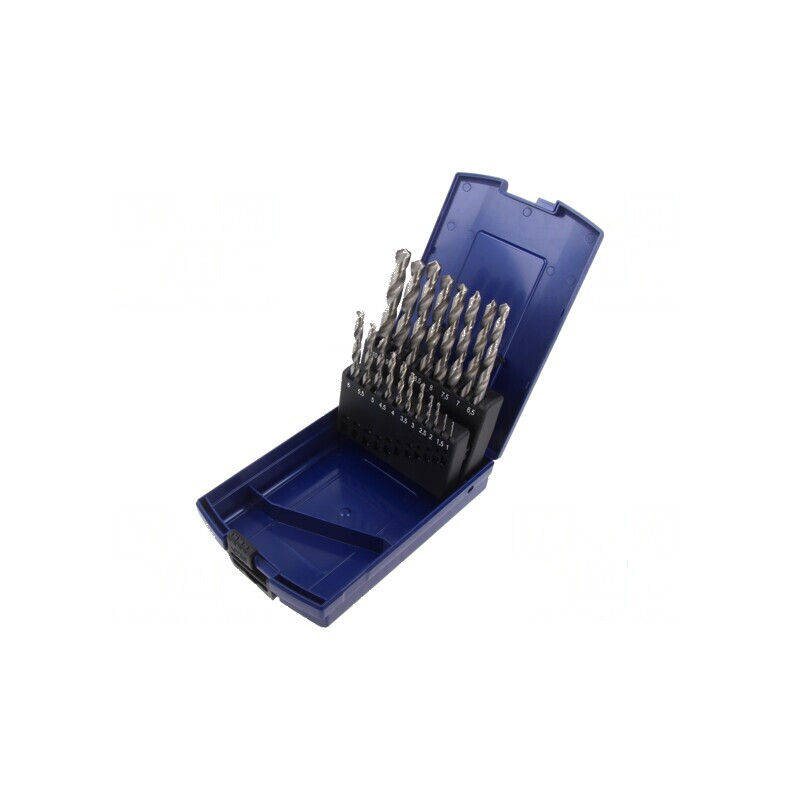 Burghie pentru metal rapid - Set de 19 bucăți | Electronic-mag.ro | Componente Electronice