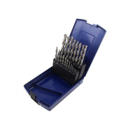 Burghie pentru metal rapid - Set de 19 bucăți | Electronic-mag.ro | Componente Electronice