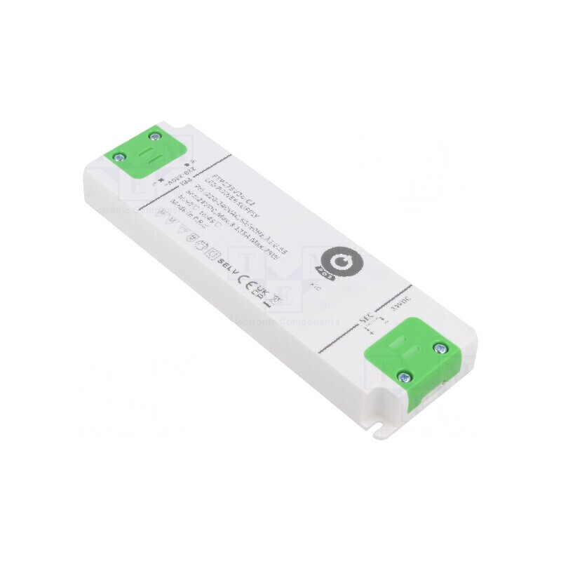 Alimentator LED 75W 24VDC 3,12A 198÷264VAC - 1 ieșire | Electronic-mag.ro | Componente Electronice Alimentator LED 75W 24VDC 3,12A 198÷264VAC - 1 ieșire | Electronic-mag.ro | Componente Electronice