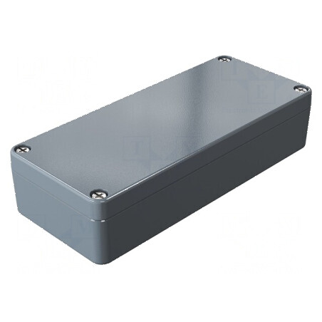 Carcasă universală din aluminiu gri închis | Electronic-mag.ro | Componente Electronice